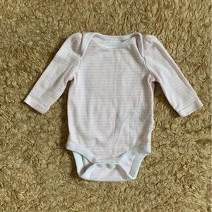 Baby Gap Light Pink Striped Bodysuit